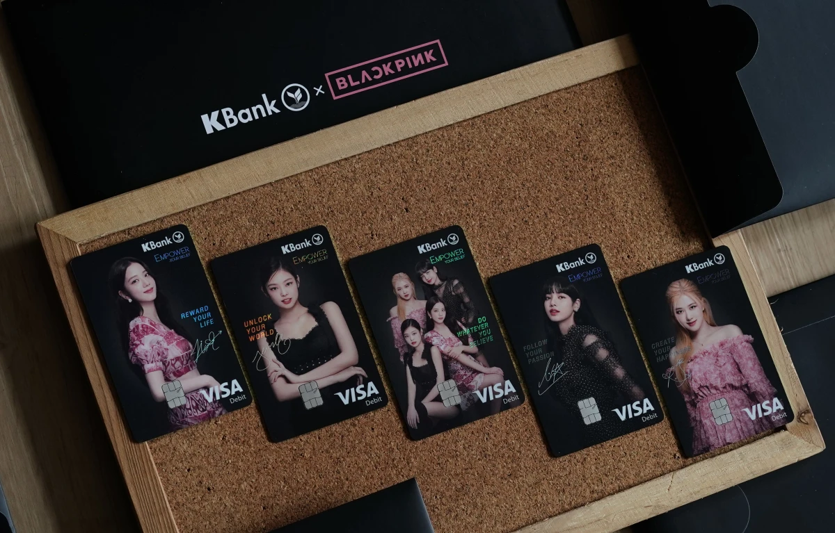 เคแบงก์ เปิดตัวบัตรเดบิต KBank x BLACKPINK (Black Edition)