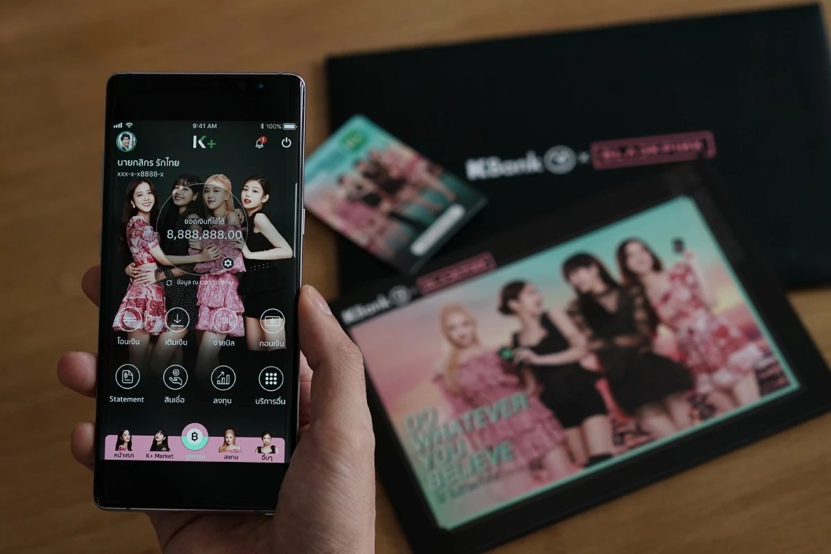 เคแบงก์ เปิดตัวบัตรเดบิต KBank x BLACKPINK (Black Edition)