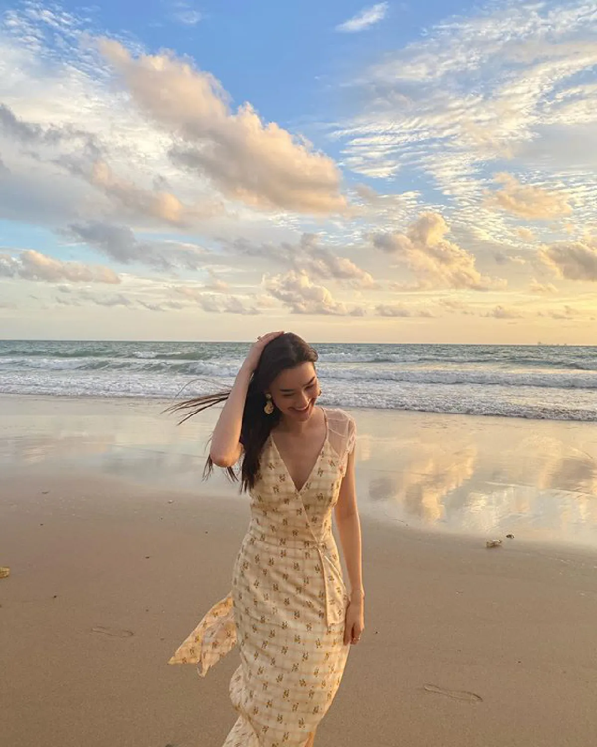 เดียร์น่า ฟลีโป อวดหุ่นสวยเซ็กซี่ผิวขาวออร่า เที่ยวทะเลเกาะลันตา