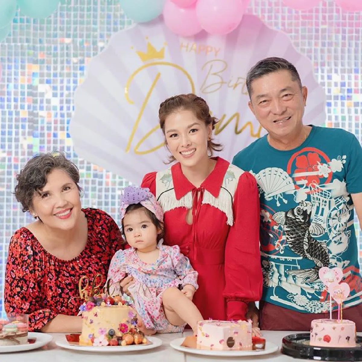 โมเมนต์อบอุ่น! “ลิเดีย-แมทธิว” จัดงานวันเกิดอายุครบ 1 ขวบให้ “น้องเดมี่” 