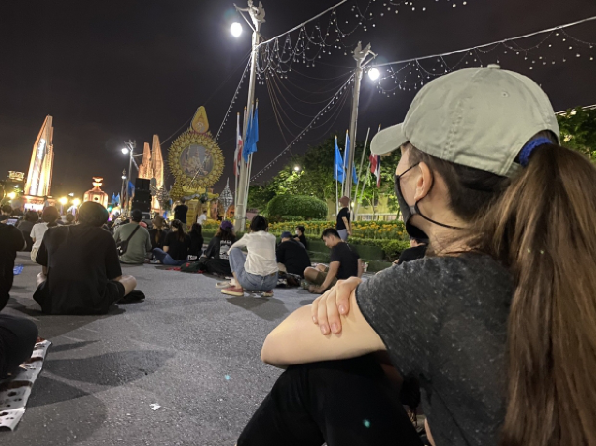 “มารีญา” มาแล้ว!! เข้าร่วมม็อบประชาชนปลดแอก #ขีดเส้นตายไล่เผด็จการ