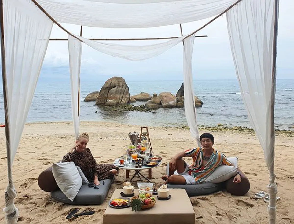 หวานปนแซ่บ! บอย พิษณุ ควงภรรยา อแมนด้า สวีทจัดหนักที่เกาะสมุย 