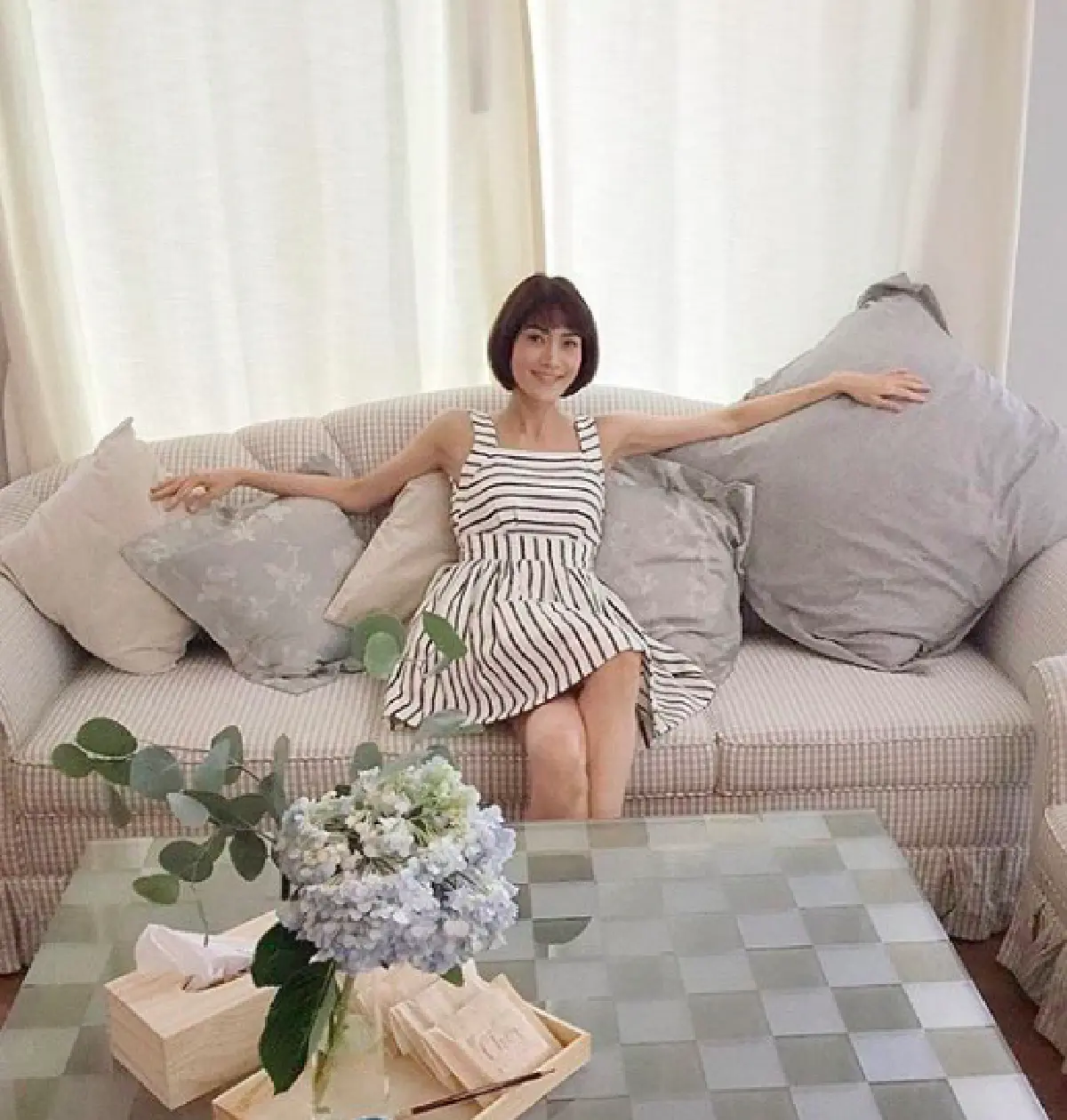 “นิ้ง กุลสตรี” ปลื้มใจ “นุ่น สินิทธา” มาเยี่ยมที่โรงพยาบาล พร้อมเล่าความหลังถึงน้อง