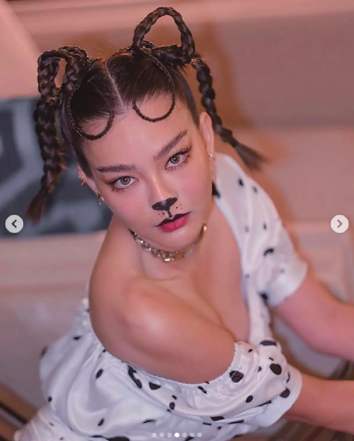 สะดุดตา สะดุดใจ! “ดิว อริสรา” แปลงโฉมเป็นน้องหมาลายจุดสุดน่ารัก 