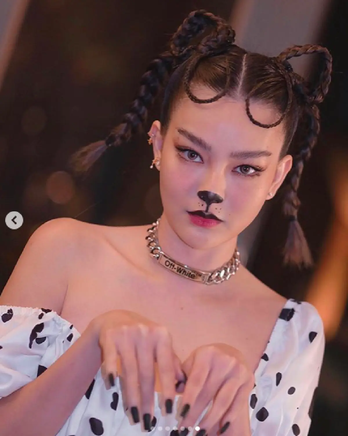 สะดุดตา สะดุดใจ! “ดิว อริสรา” แปลงโฉมเป็นน้องหมาลายจุดสุดน่ารัก 