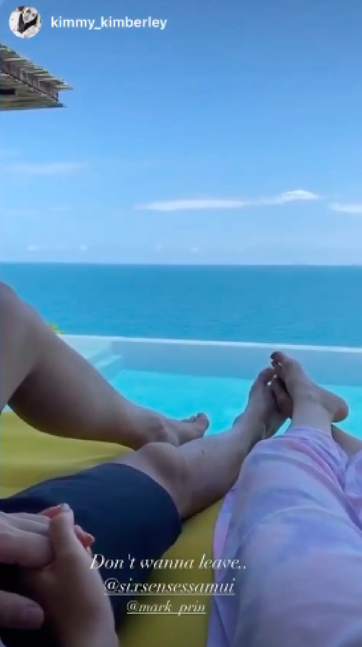 โมเมนต์ครอบครัวอบอุ่น! ”คิมเบอร์ลี่" ควง "หมาก ปริญ" เที่ยวสมุยกับที่บ้าน