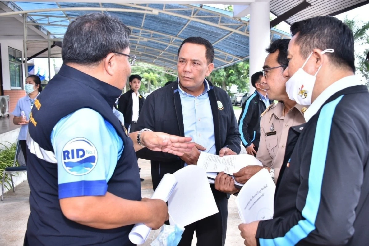 "เฉลิมชัย"ติดตามการบริหารจัดการน้ำภายใต้ภาวะวิกฤตลุ่มน้ำประแสร์