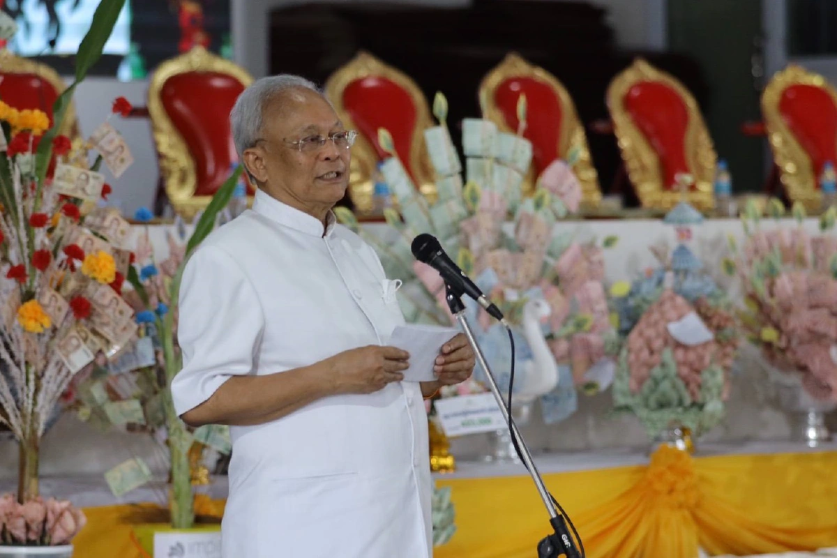 "เจ้าคุณธงชัย"ทอดผ้าป่าเพื่อการศึกษา “วอศ.ภาวนาโพธิคุณ”