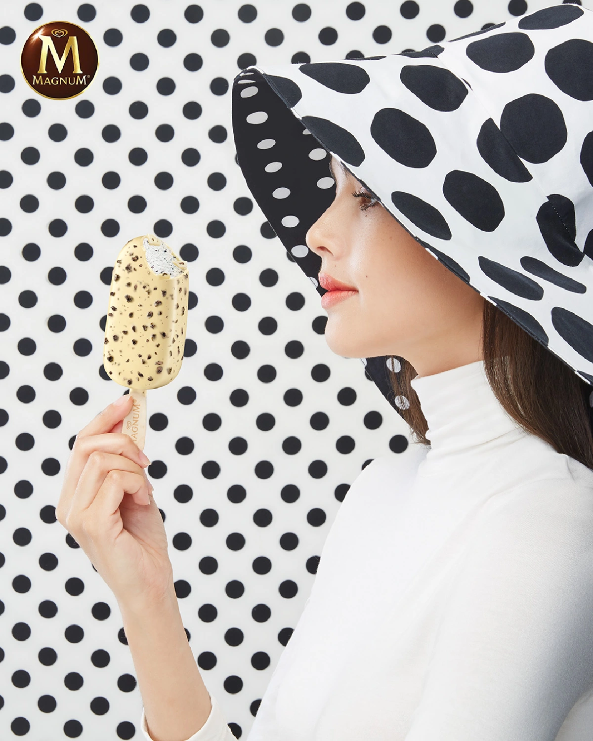 แม็กนั่ม คุกกี้ แอนด์ ครีม ส่งต่อความฟินสุดอิน (เทรนด์) ผ่านแฟชั่นลายจุด