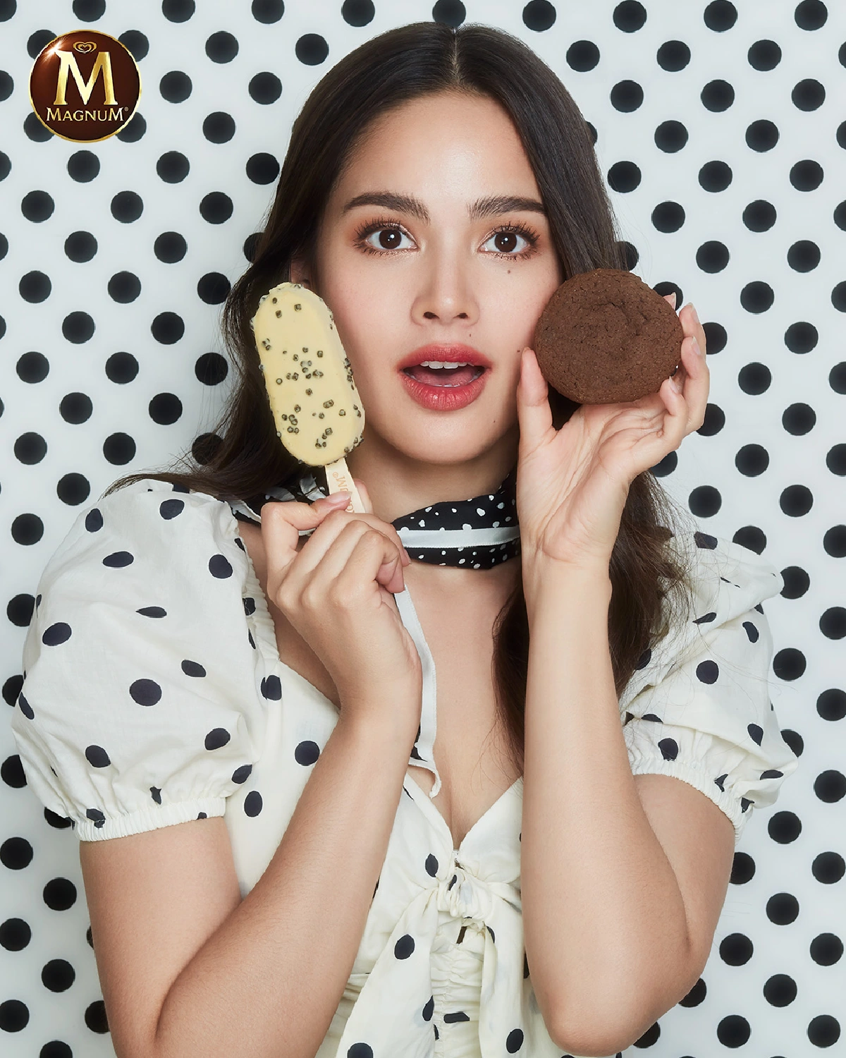 แม็กนั่ม คุกกี้ แอนด์ ครีม ส่งต่อความฟินสุดอิน (เทรนด์) ผ่านแฟชั่นลายจุด