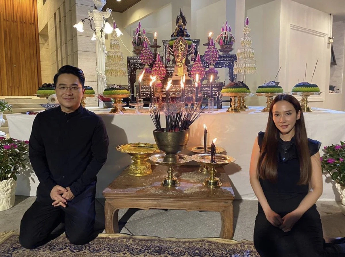 อั้ม พัชราภา จัดใหญ่! เปิดบ้านชวนเพื่อนทำบุญรับพระราหูย้ายราศี 