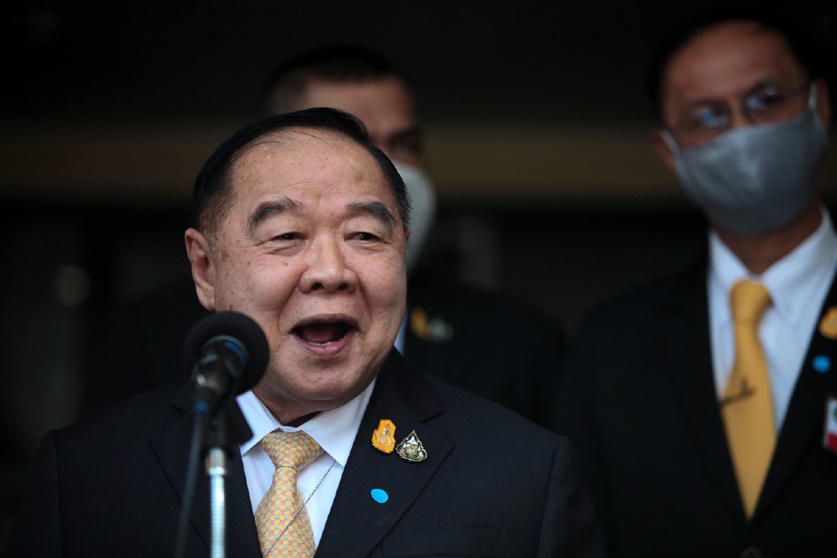 "ประวิตร"ขอบคุณม็อบชุมนุมอย่างสันติวิธี "ประวิตร"ขอบคุณม็อบชุมนุมอย่างสันติวิธี
