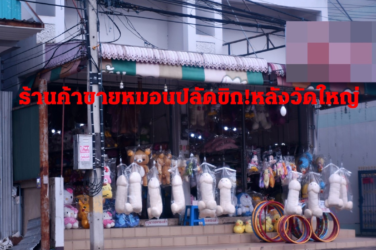 แชร์ว่อนร้านค้าขายหมอน"ปลัดขิก"หลังวัดใหญ่พิษณุโลก แชร์ว่อนร้านค้าขายหมอน"ปลัดขิก"หลังวัดใหญ่พิษณุโลก