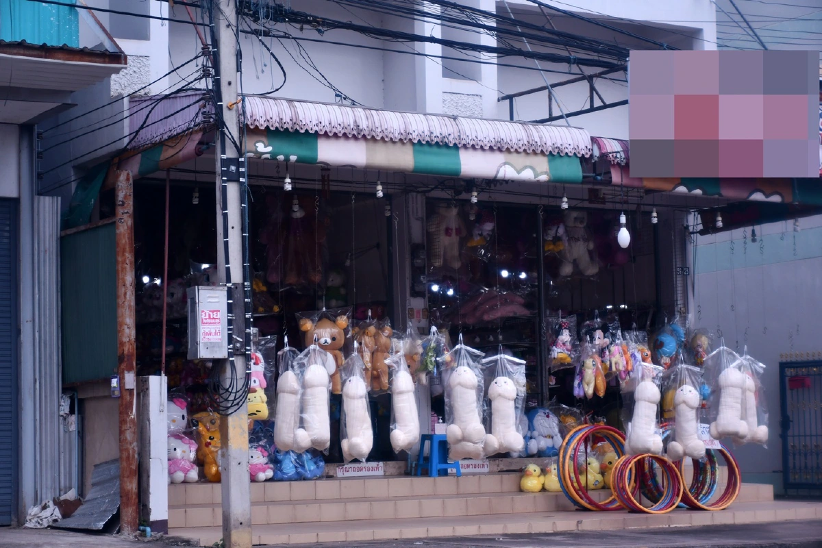 แชร์ว่อนร้านค้าขายหมอน"ปลัดขิก"หลังวัดใหญ่พิษณุโลก