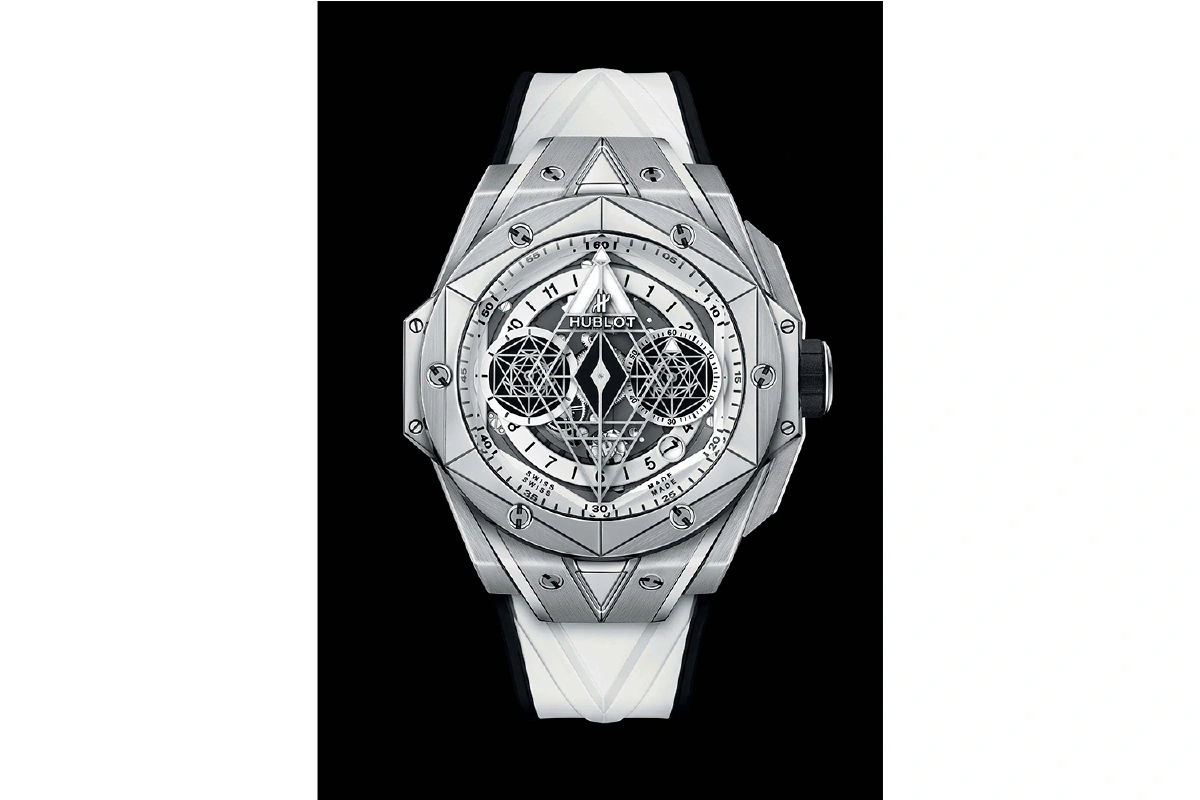 เล่นกับมิติอันลุ่มลึก การกลับมาของสีขาว  สำหรับนาฬิกา บิ๊ก แบง แซง เบลอ ทู