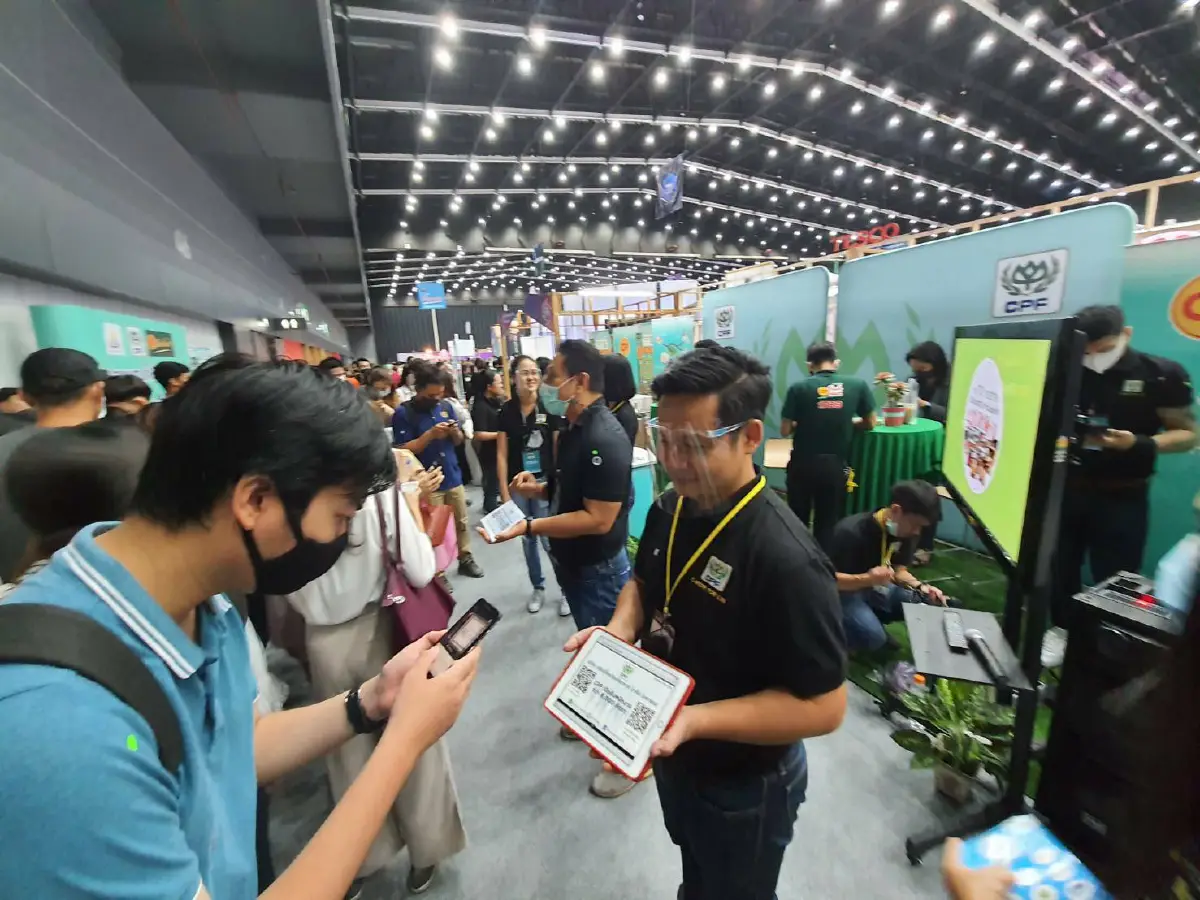 บรรยากาศบูธซีพีเอฟที่งาน Job Expo Thailand 2020 คึกคัก