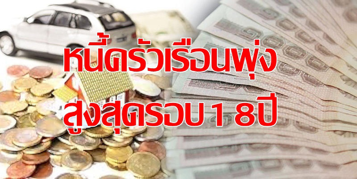 หนี้ครัวเรือนเพิ่มแตะ 83.8% ต่อจีดีพี หนี้ครัวเรือนเพิ่มแตะ 83.8% ต่อจีดีพี