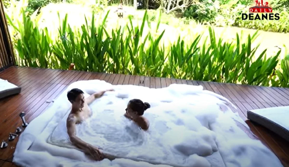 แมทธิว โชว์หวิวเปลือยทั้งตัวลงอ่างกับ ลิเดีย อ้อนขอมีลูกคนที่สามอีกแล้ว