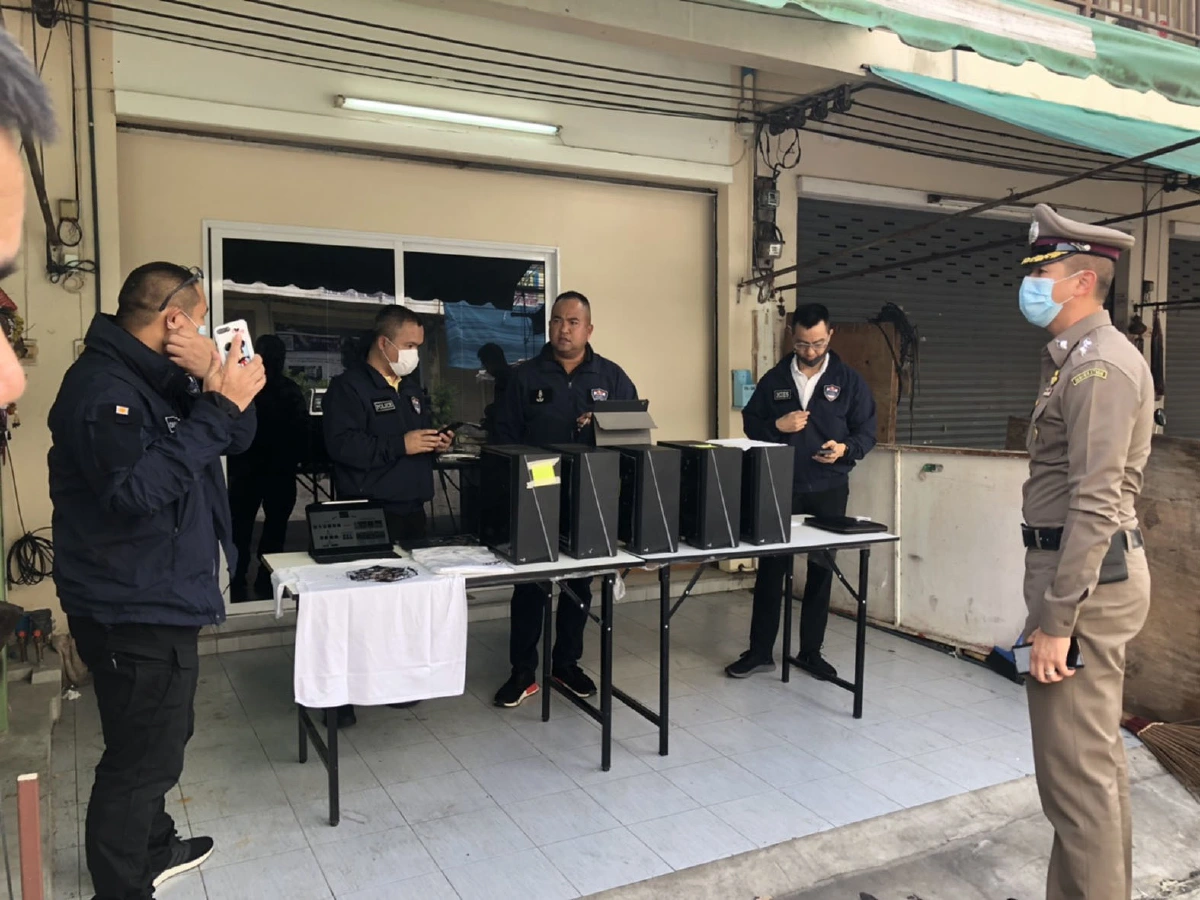 บุกทลายแหล่งรับแทงบอลออนไลน์เวปดังพบเงินหมุนเวียน 590 ล้าน