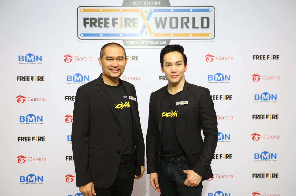 BMN จับมือ Garena เปิดแคมเปญ FREE FIRE WORLD ครั้งแรกของไทยกับการพลิกโฉมสถานี MRT เป็นโลกเกมออนไลน์เต็มรูปแบบ
