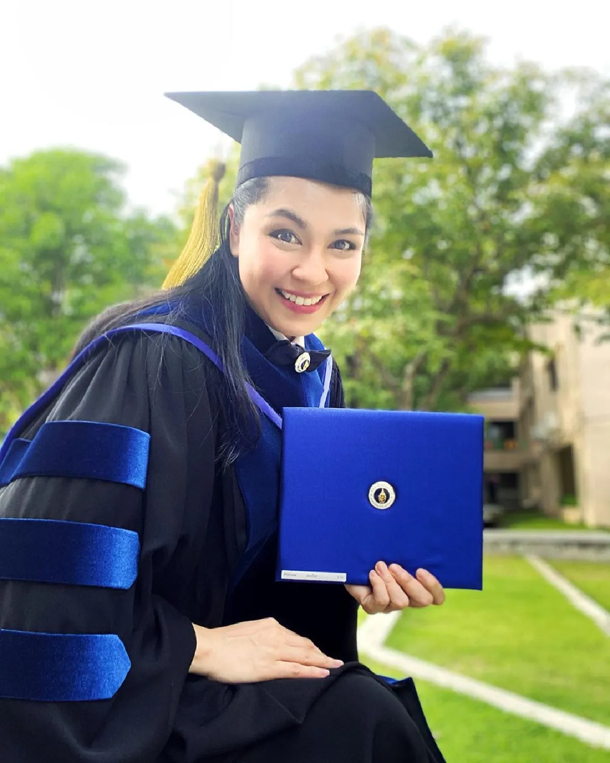  “จอย ศิริลักษณ์” สุดภูมิใจ! คว้าปริญญาเอกอาชญาวิทยา เป็นดร. สมใจ