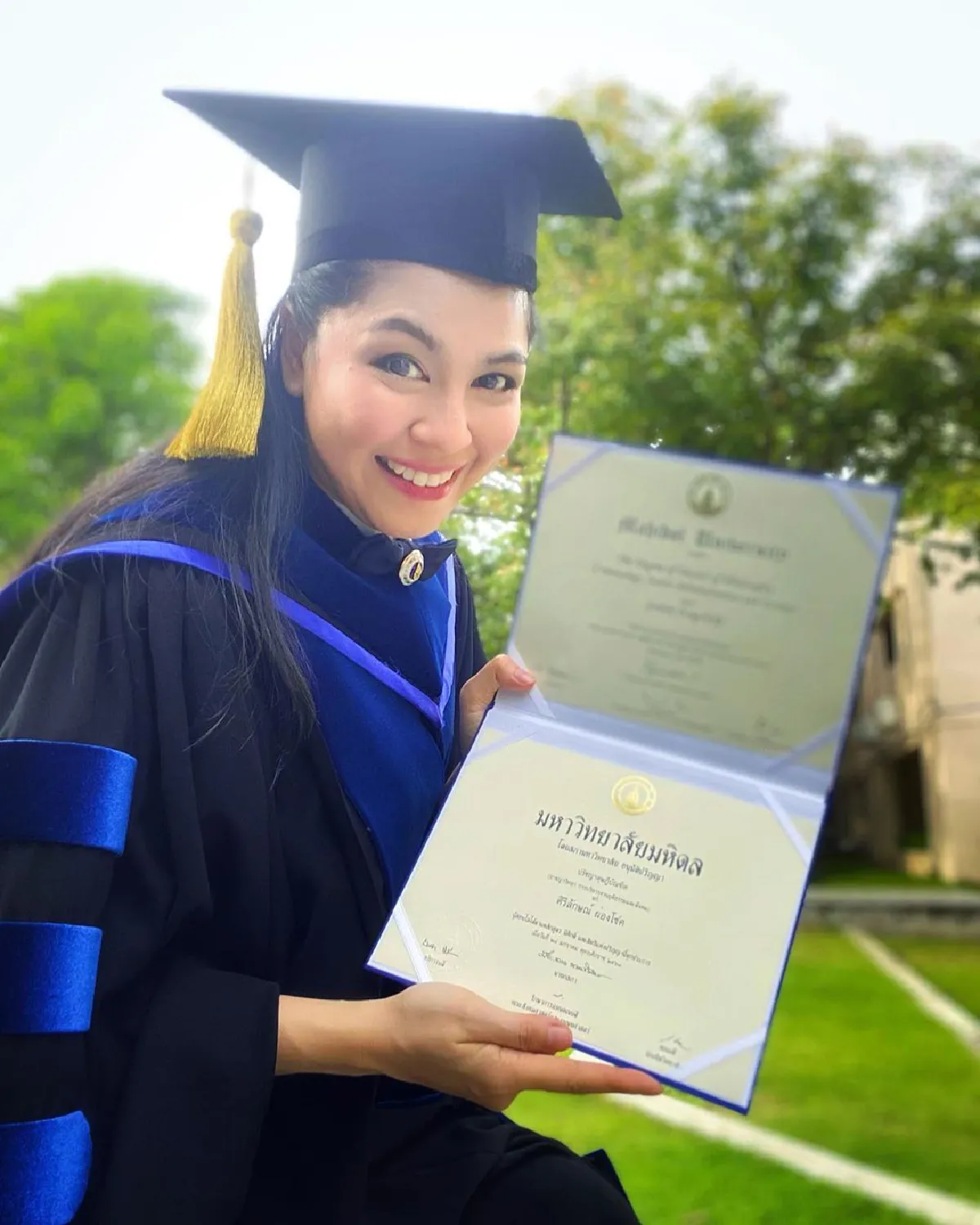  “จอย ศิริลักษณ์” สุดภูมิใจ! คว้าปริญญาเอกอาชญาวิทยา เป็นดร. สมใจ