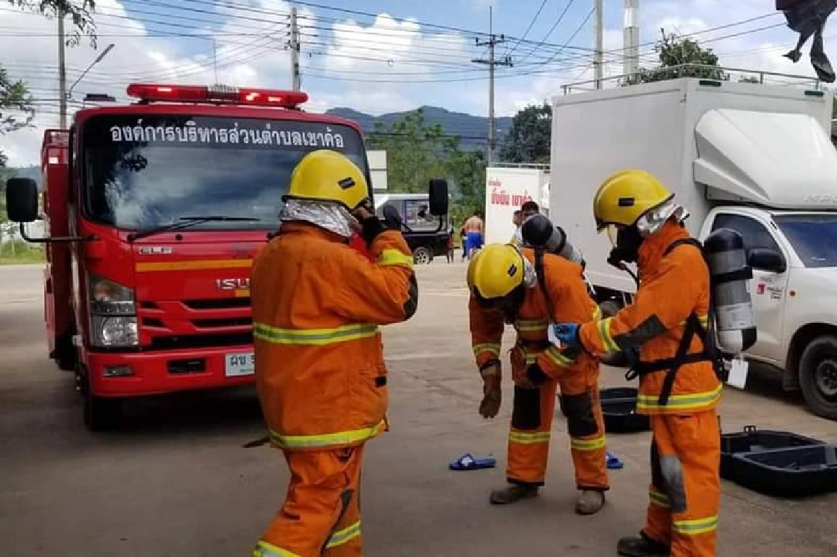 ก๊าซแอมโมเนียโรงงานน้ำแข็งเขาค้อรั่วปิดถนน-เร่งอพยพประชาชนรัศมี1กม.