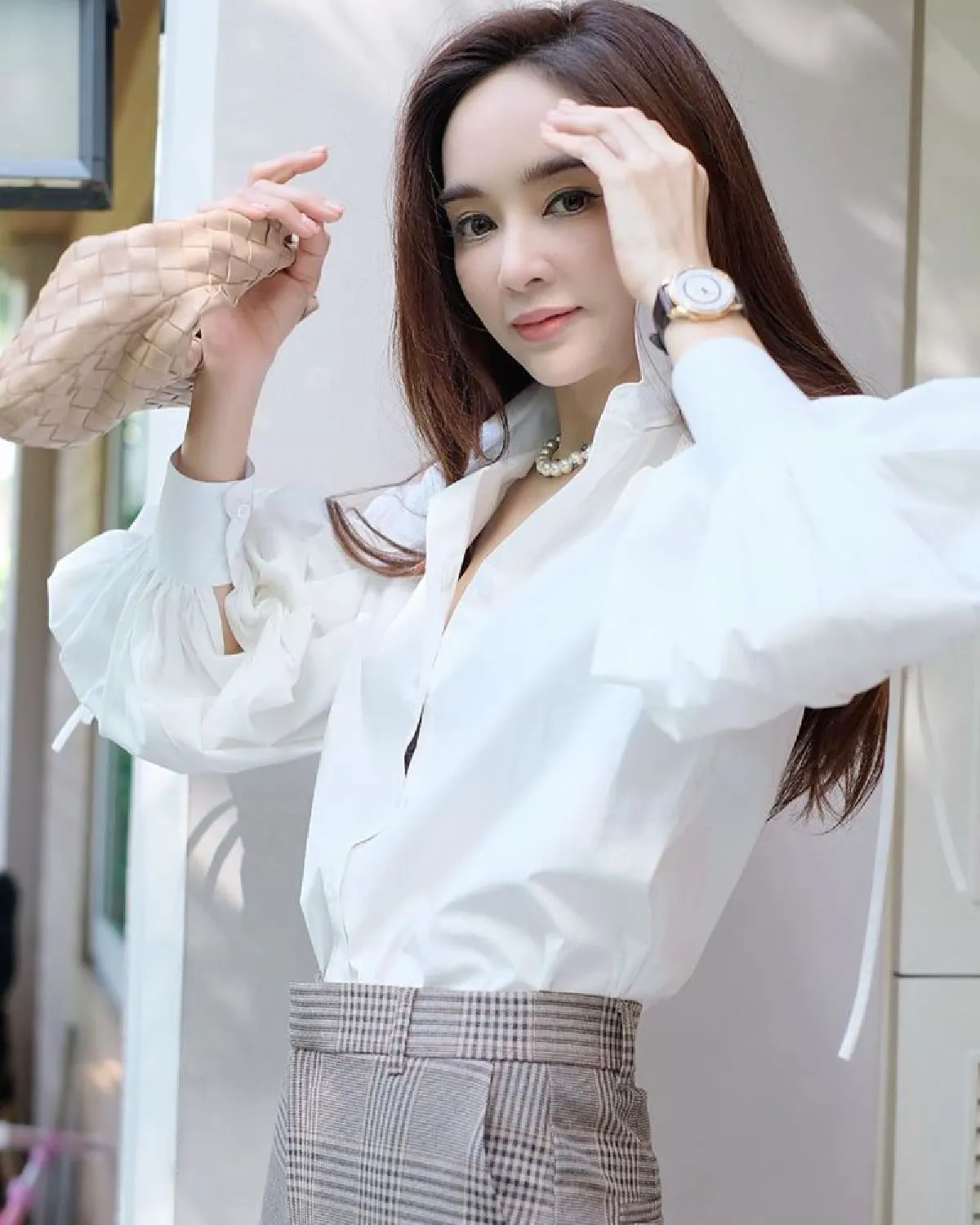 ตื่นมาก็เป็นแบบนี้เลย! เป้ย ปานวาด อวดภาพเซ็กซี่บนเตียงนอน