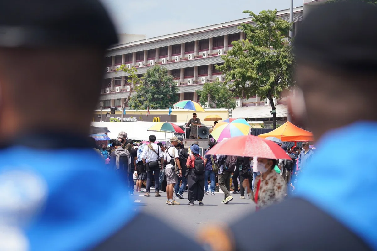 ตร.ย้ำห้ามม็อบทุกกลุ่มชุมนุมค้างคืน ระดมกำลัง1.5หมื่นนายคุมพื้นที่