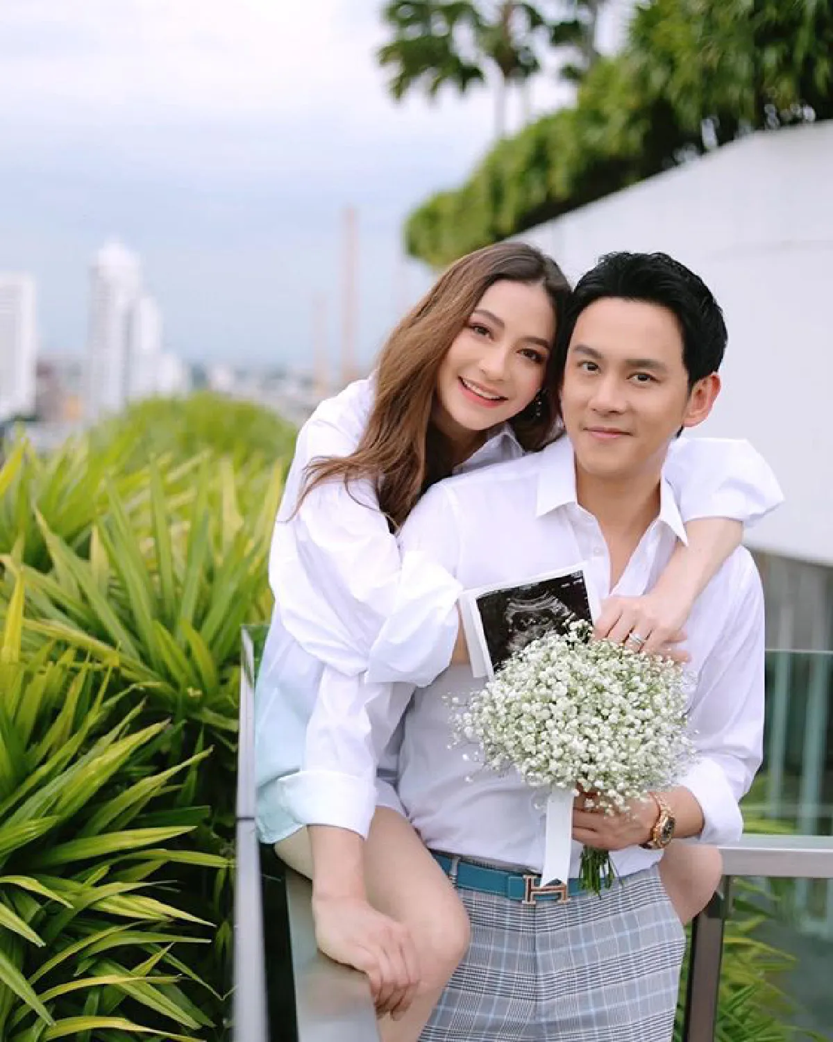 นาตาลี-ฟลุค เกริกพล โชว์ภาพอัลตร้าซาวด์ ประกาศข่าวดีท้องลูกคนแรกแล้ว