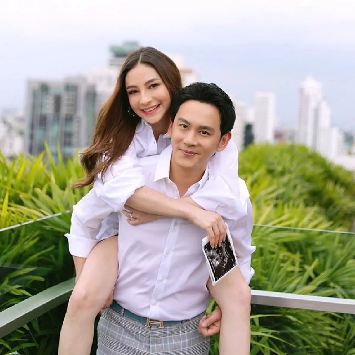 นาตาลี-ฟลุค เกริกพล โชว์ภาพอัลตร้าซาวด์ ประกาศข่าวดีท้องลูกคนแรกแล้ว