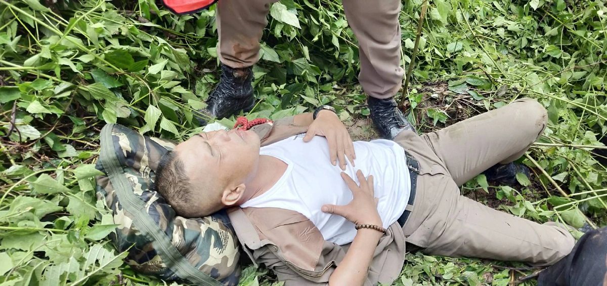 กรมสมเด็จพระเทพฯ พระราชทานแจกันดอกไม้-พระราชทรัพย์ส่วนพระองค์เยี่ยมตำรวจถวายความปลอดภัยที่บาดเจ็บ