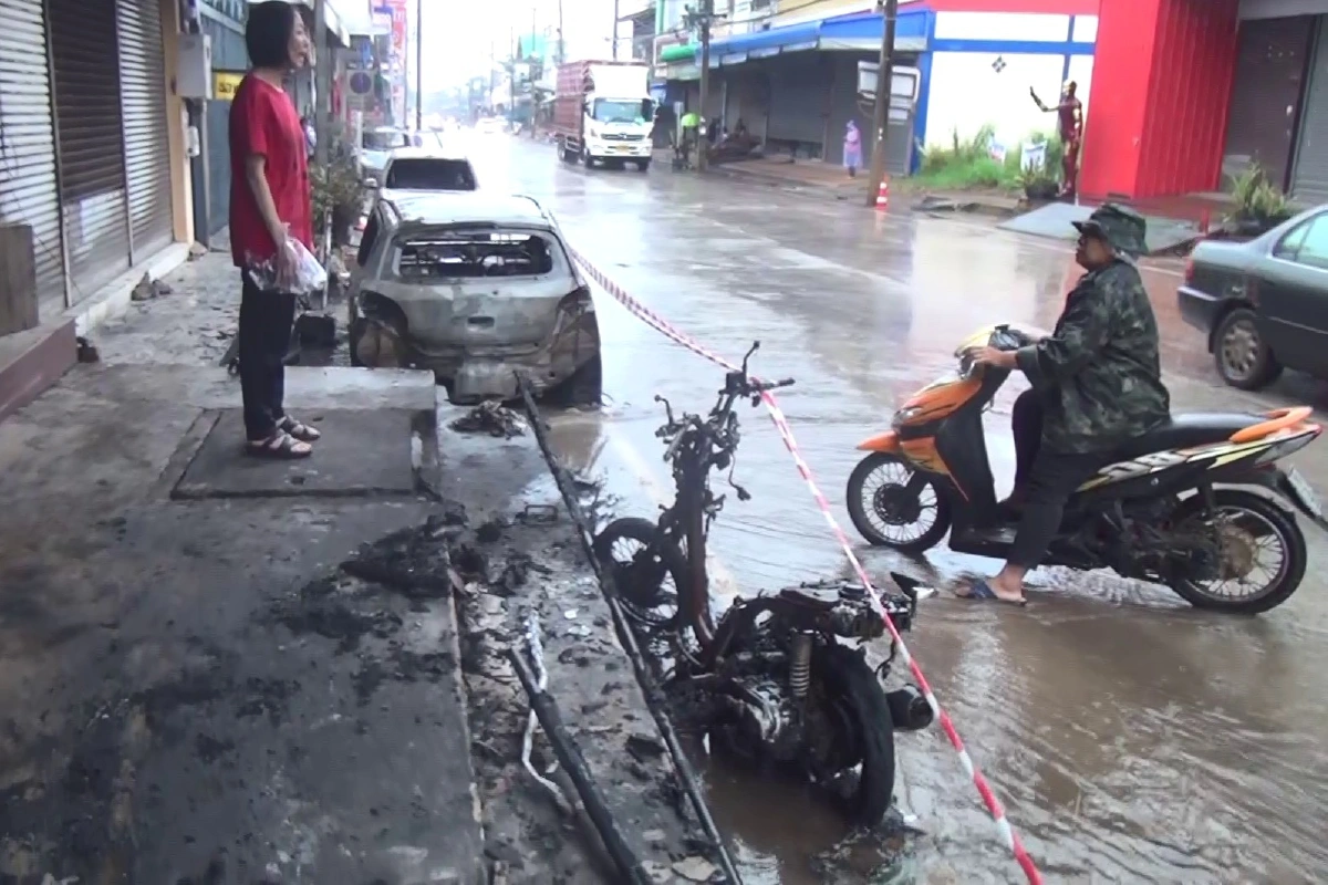 ชาวบ้านเผยนาทีระทึกหนีตายรถน้ำมันระเบิดคาดเสียหายกว่า10ล้าน