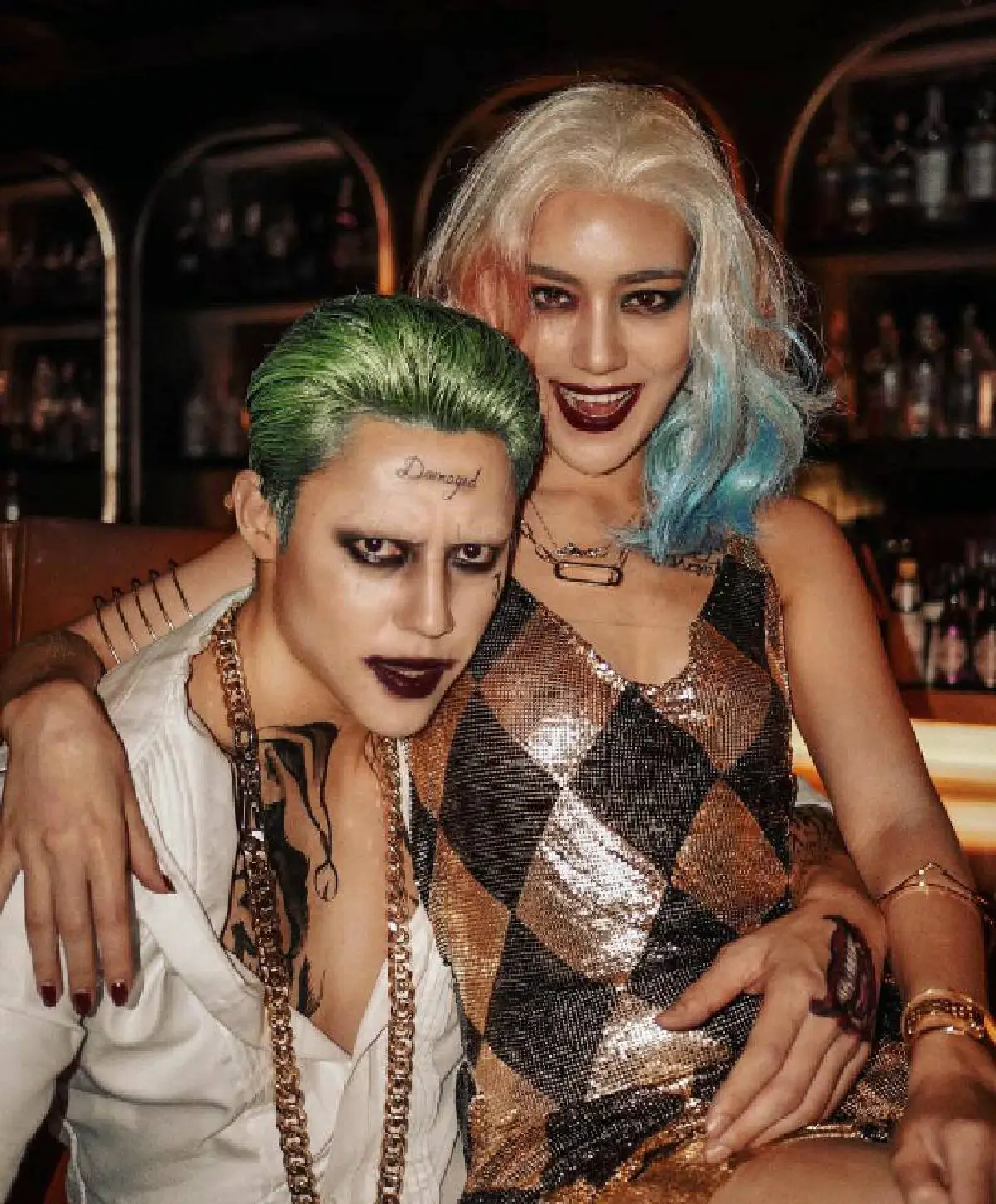  "หมาก-คิม" จัดเต็มรับวันฮาโลวีน เปลี่ยนลุคเป็นเป็นคู่ปรับวายร้ายสุดปัง! 