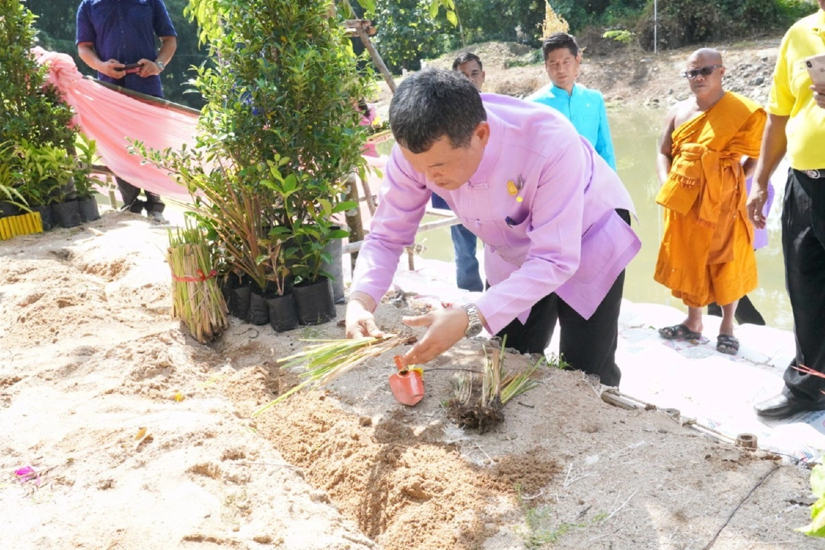 อธิบดี พช. เปิด “ฝายมีชีวิตวัดช้าง” ป้องกันน้ำท่วม-น้ำแล้ง ฟื้นฟูรักษาระบบนิเวศป่าไม้