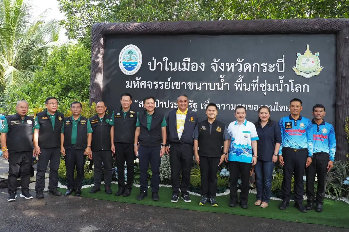 "วราวุธ"แจ้งข่าวดีพื้นที่ป่าชายเลนของประเทศเพิ่มขึ้นกว่า2แสนไร่