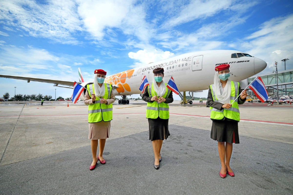 เอมิเรตส์เปิดเที่ยวบินพิเศษสู่ภูเก็ต รับไทยเปิดท่องเที่ยวไทย