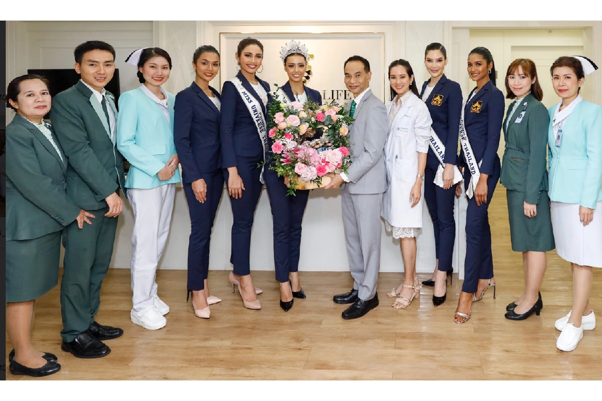 Miss Universe Thailand 2020 เดินสายขอบคุณผู้สนับสนุนการประกวด วันอังคารที่ 3 พฤศจิกายน พ.ศ. 2563 เวลา 13.00-16.00 น.  ณ โรงพยาบาลพญาไท 2