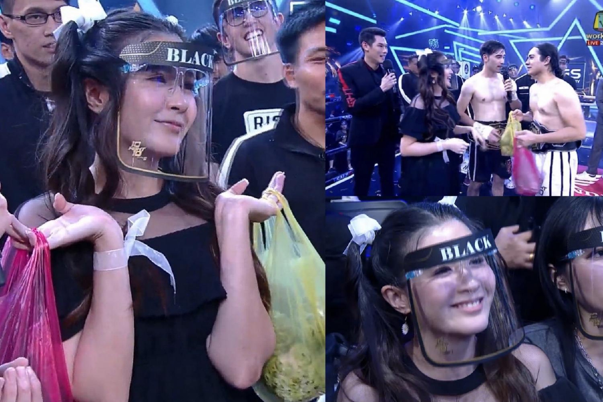 โฟกัส ผูกโบว์ขาวร่วมเชียร์ศึกชิงน้อยหน่า เจอดราม่าพิธีกรเมิน-กล้องไม่จับ โฟกัส ผูกโบว์ขาวร่วมเชียร์ศึกชิงน้อยหน่า เจอดราม่าพิธีกรเมิน-กล้องไม่จับ