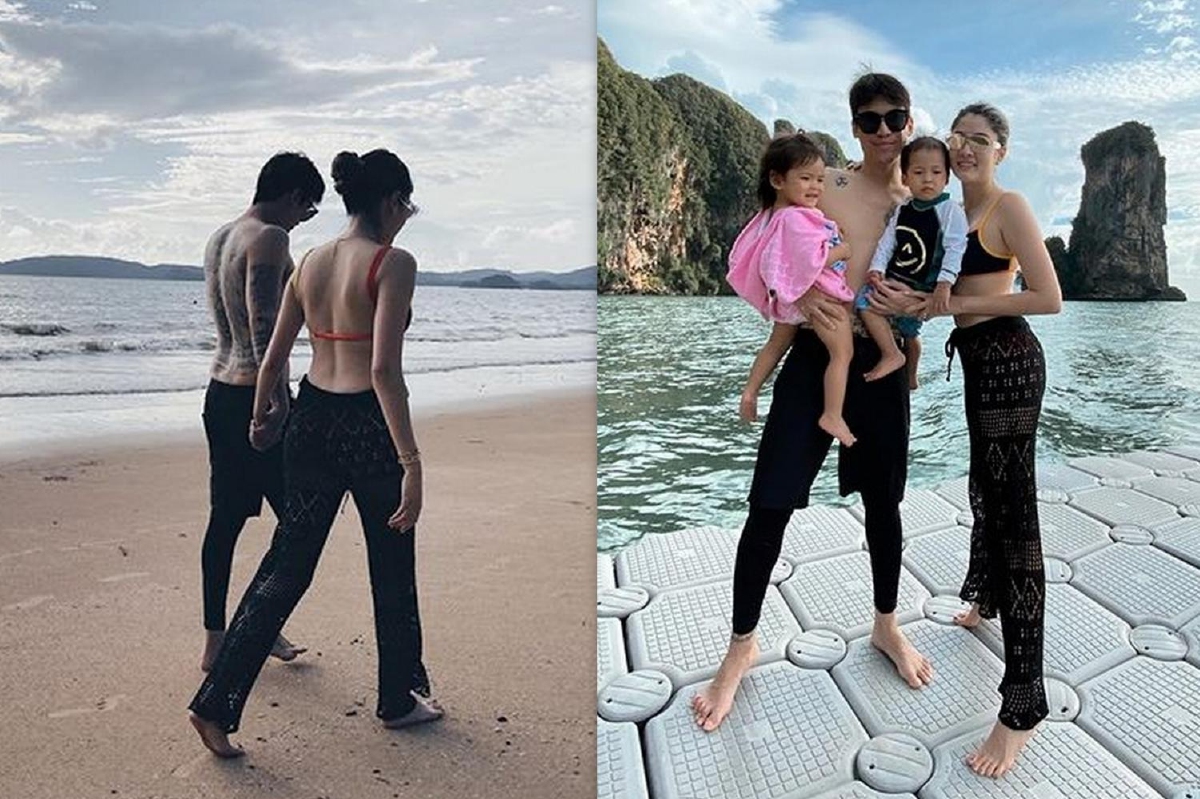 มีลูกก็สวีทได้! ป๊อก-มาร์กี้ เดินจับมือโชว์หวานริมหาดพาลูกๆเที่ยวทะเล มีลูกก็สวีทได้! ป๊อก-มาร์กี้ เดินจับมือโชว์หวานริมหาดพาลูกๆเที่ยวทะเล