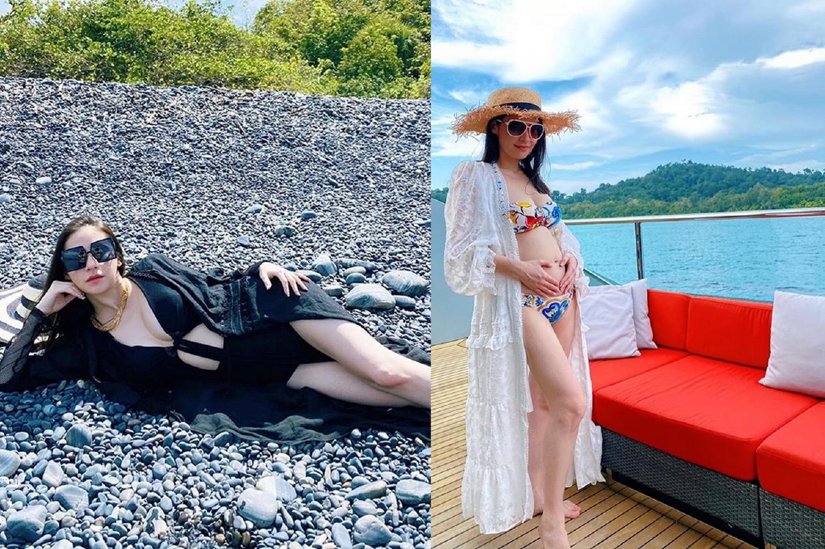 ว่าที่คุณแม่สุดแซ่บ นาตาลี อุ้มท้อง 4 เดือน อวดหุ่นเซ็กซี่นอนโพสท่าบนหิน ว่าที่คุณแม่สุดแซ่บ นาตาลี อุ้มท้อง 4 เดือน อวดหุ่นเซ็กซี่นอนโพสท่าบนหิน