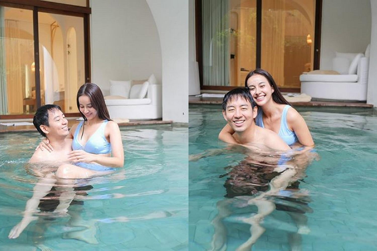 น้ำฝน พัชรินทร์ นุ่งบิกินี่อ้อนสามี อาร์ม พิพัฒน์ ในสระน้ำ น้ำฝน พัชรินทร์ นุ่งบิกินี่อ้อนสามี อาร์ม พิพัฒน์ ในสระน้ำ