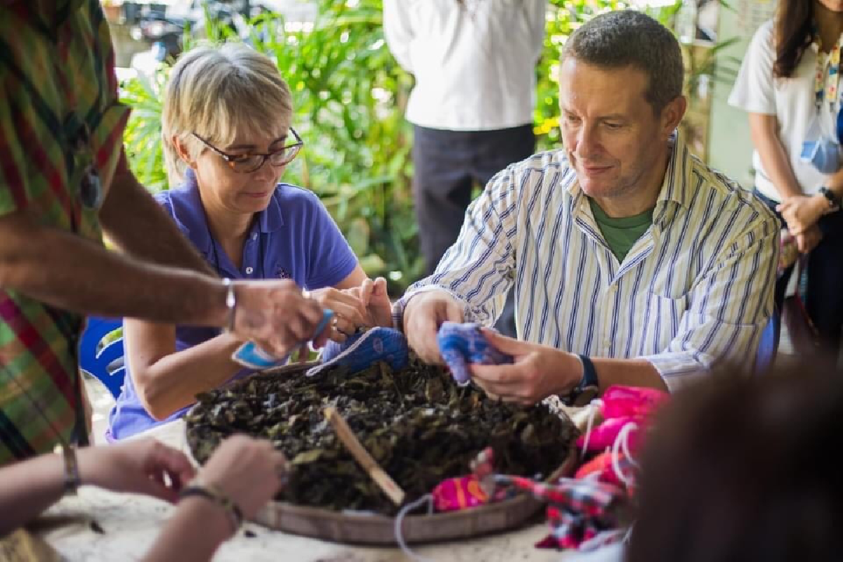 ทูต3ชาติตามรอยศาสตร์พระราชาจ.ลำปาง เยี่ยมชมโครงการพระราชดำริ