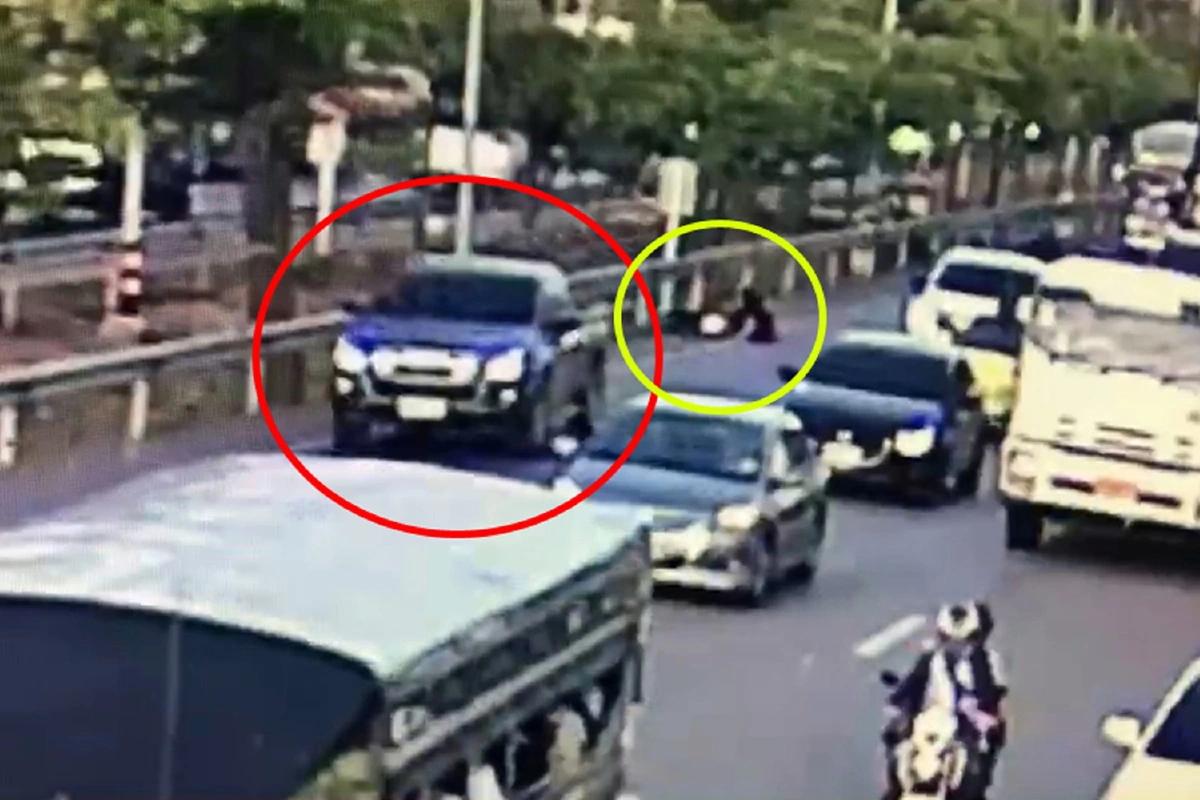 กระบะชนท้ายจยย.ล้มเด็ก2ขวบเจ็บสาหัส แม่วอนออกมารับผิดชอบ