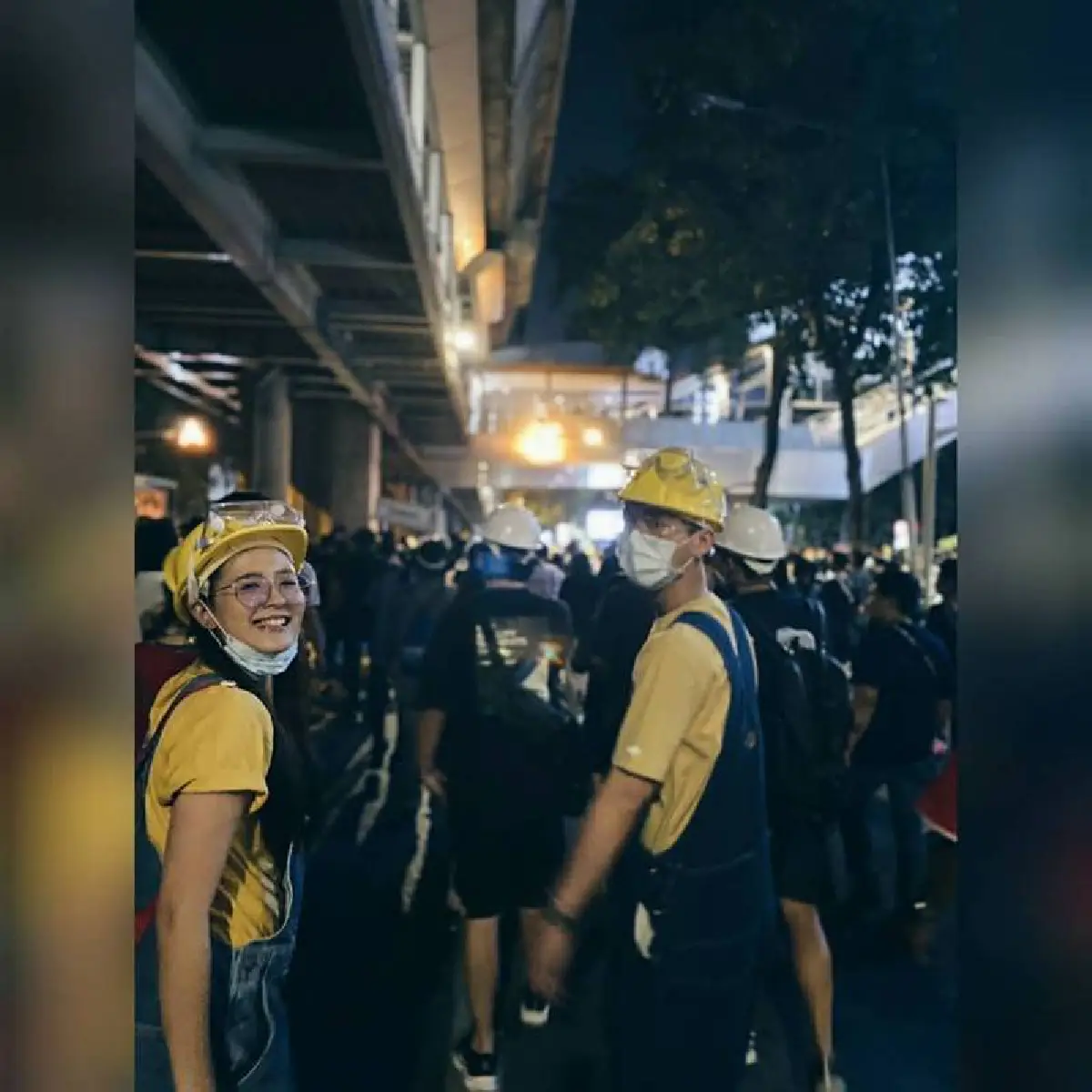 โฟกัส จีระกุล สวมชุดมินเนียนไป #ม็อบ18พฤศจิกา ลั่นหยุดจ้วบจ้าบสีเหลือง