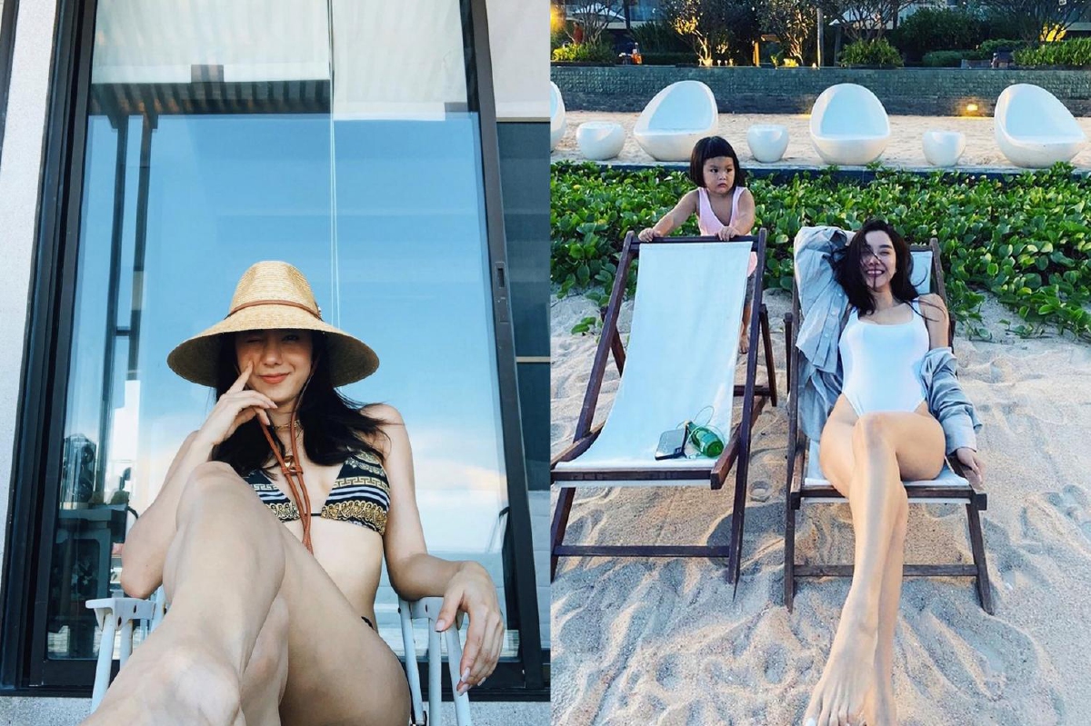 ไอซ์ อภิษฎา นุ่งชุดว่ายน้ำเว้าสูง เที่ยวทะเลหัวหินกับครอบครัว ไอซ์ อภิษฎา นุ่งชุดว่ายน้ำเว้าสูง เที่ยวทะเลหัวหินกับครอบครัว