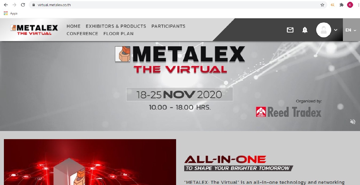 ครบทุกมิติ พร้อมร่วมขึ้นรูปอนาคตทางธุรกิจไปกับเทคโนโลยีสุดล้ำใน METALEX: The Virtual ครบทุกมิติ พร้อมร่วมขึ้นรูปอนาคตทางธุรกิจไปกับเทคโนโลยีสุดล้ำใน METALEX: The Virtual