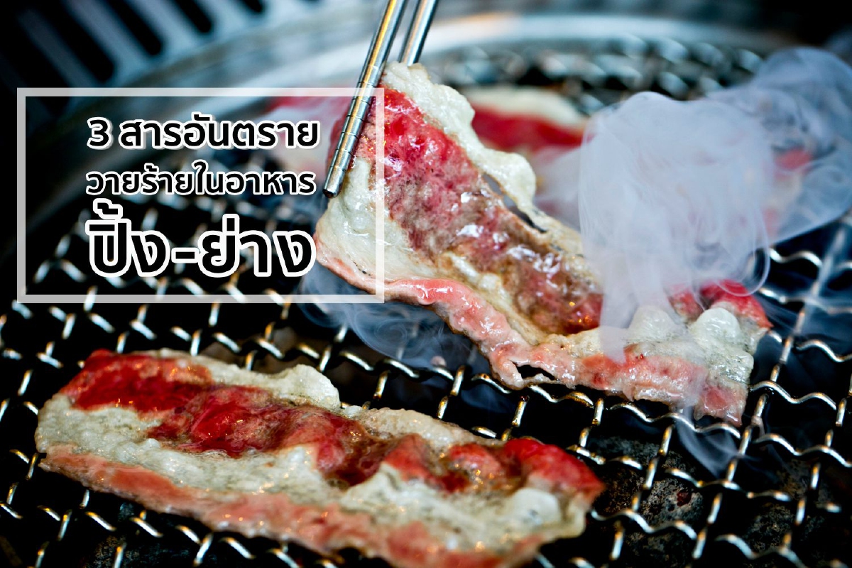 3 สารอันตราย วายร้ายในอาหารปิ้งย่าง 3 สารอันตราย วายร้ายในอาหารปิ้งย่าง