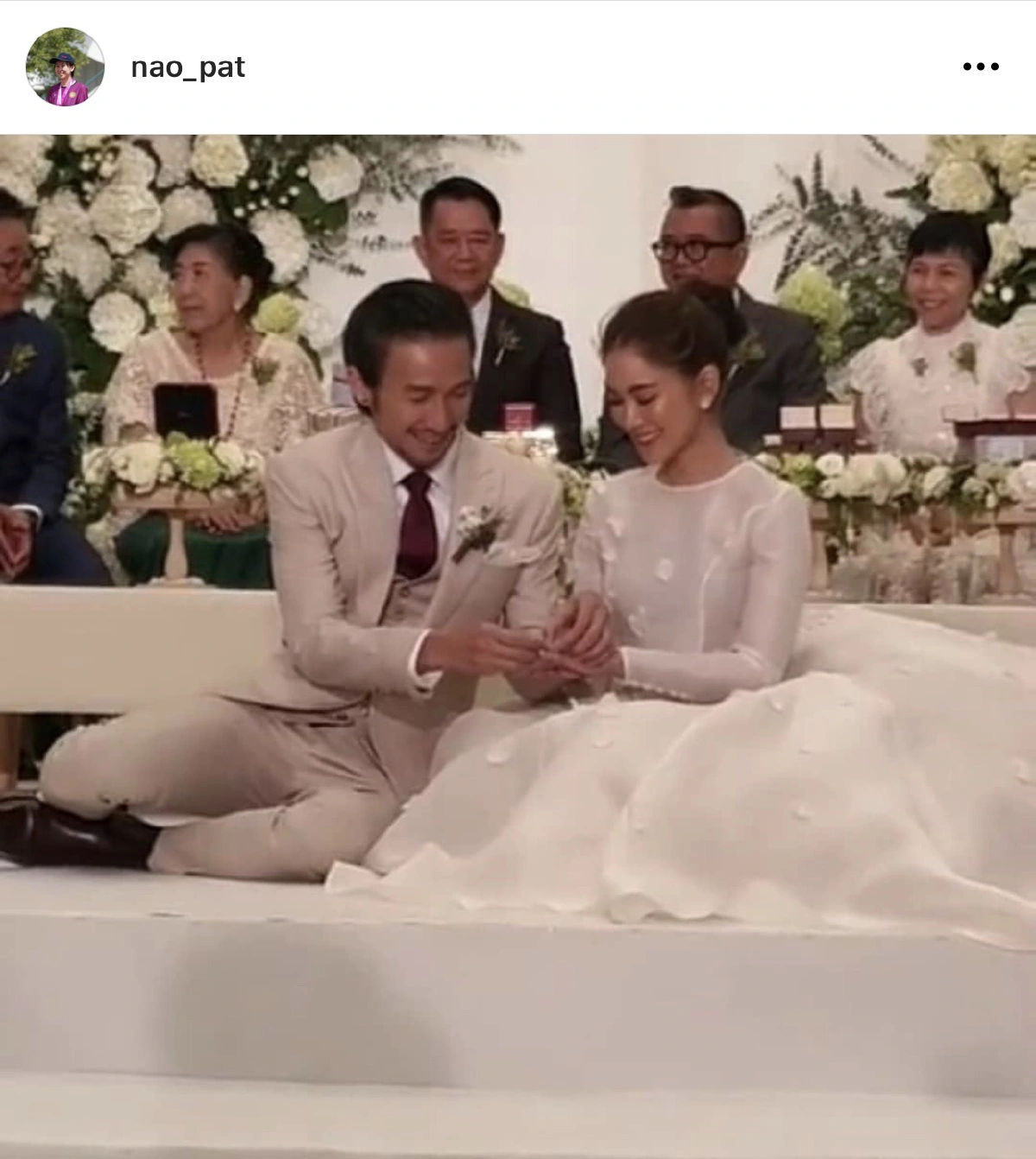 แต่งแล้วจ้า! ก้อย-ตูน ควงคู่เข้าพิธีวิวาห์หวานชื่น