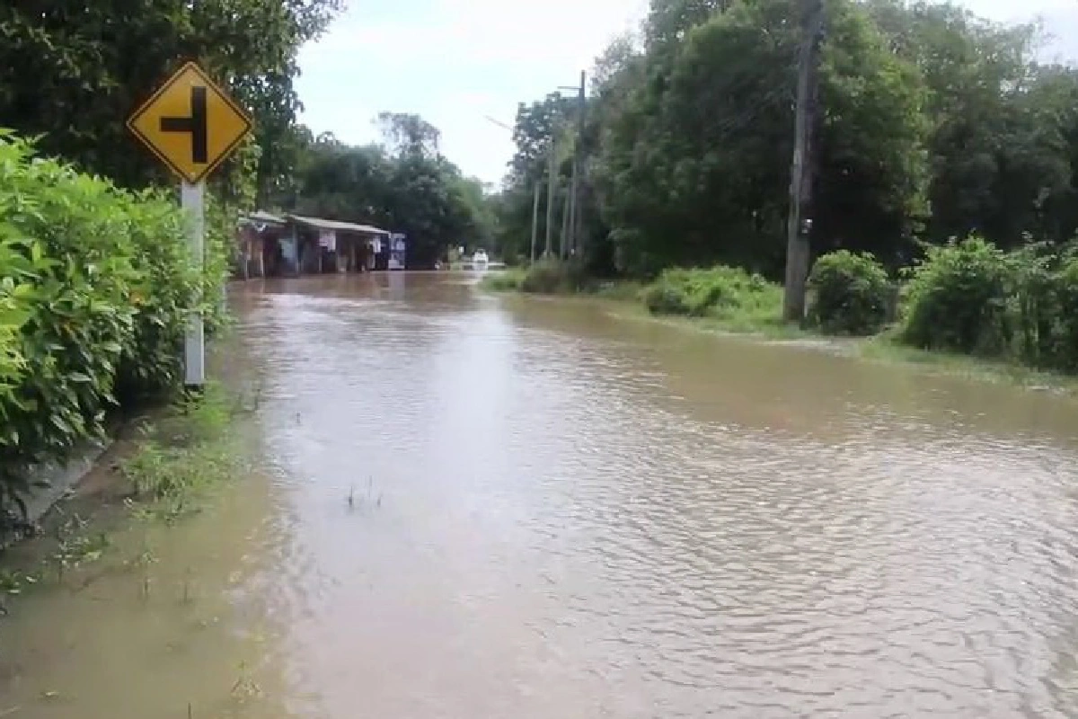 นครศรีฯฝนหยุดตก พบผู้เสียชีวิต1 น้ำท่วมขังลดระดับ 
